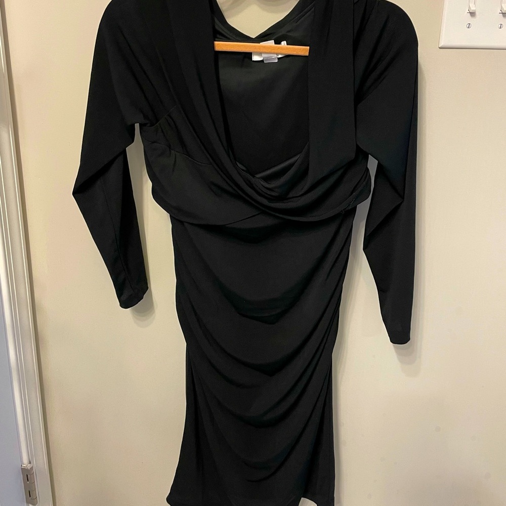 Maternity black dress - size M